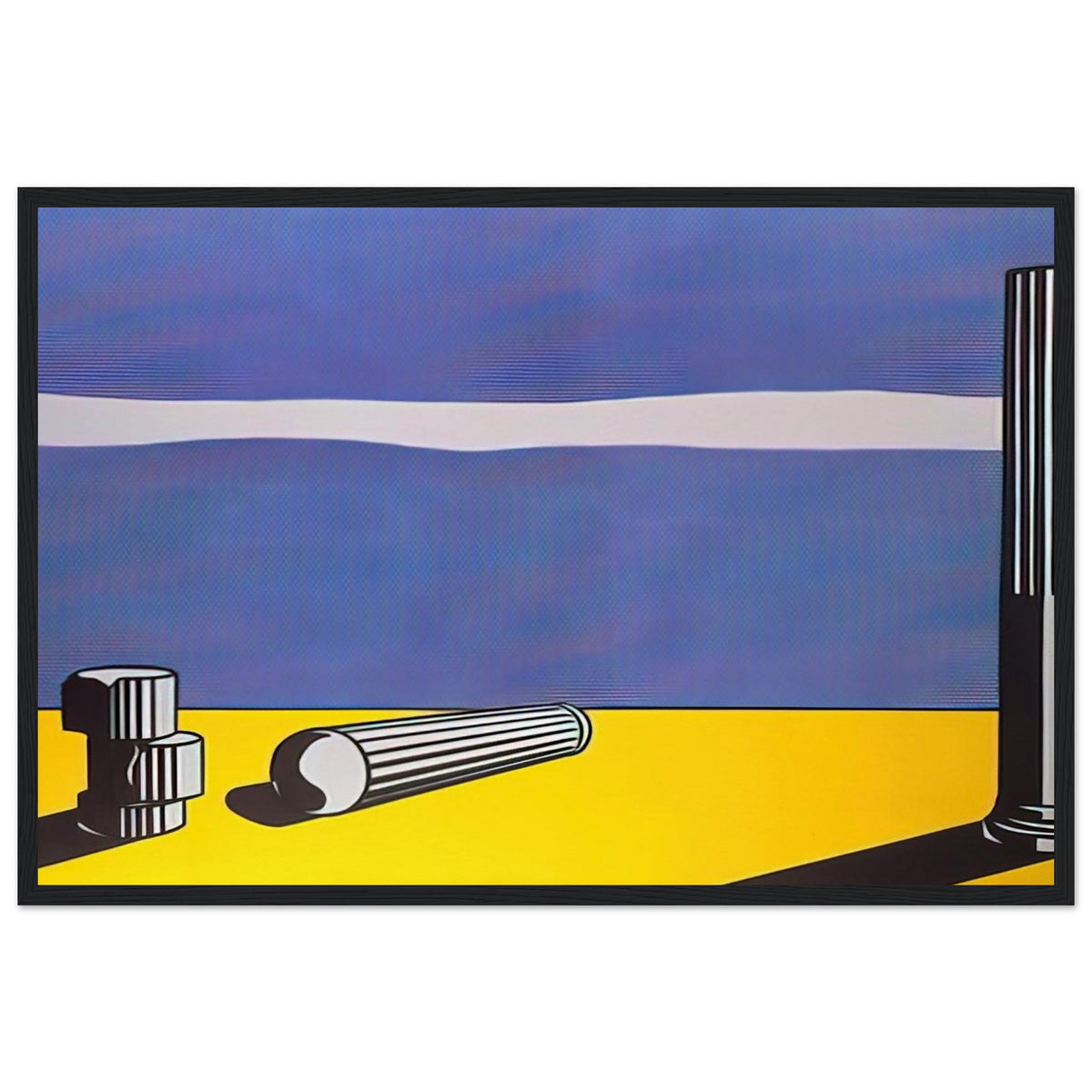 RUINS 1965 Framed Poster | Roy Lichtenstein Framed Prints Wall Art | Roy Lichtenstein Shop