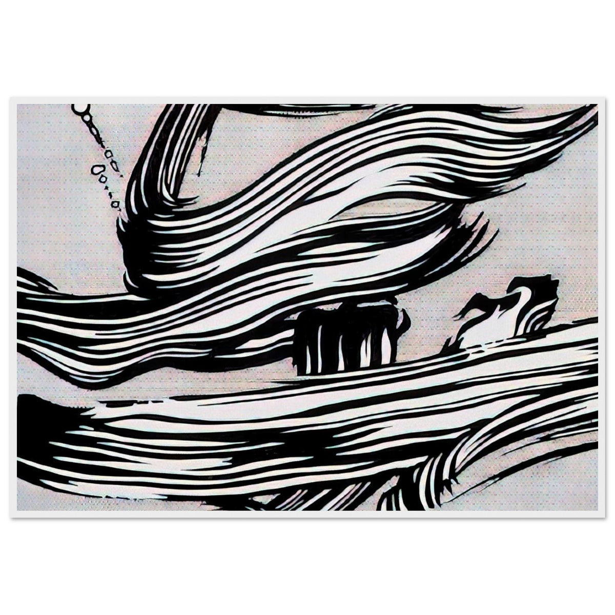 BRUSHSTROKES 1968 Framed Poster | Roy Lichtenstein Framed Prints Wall Art | Roy Lichtenstein Shop