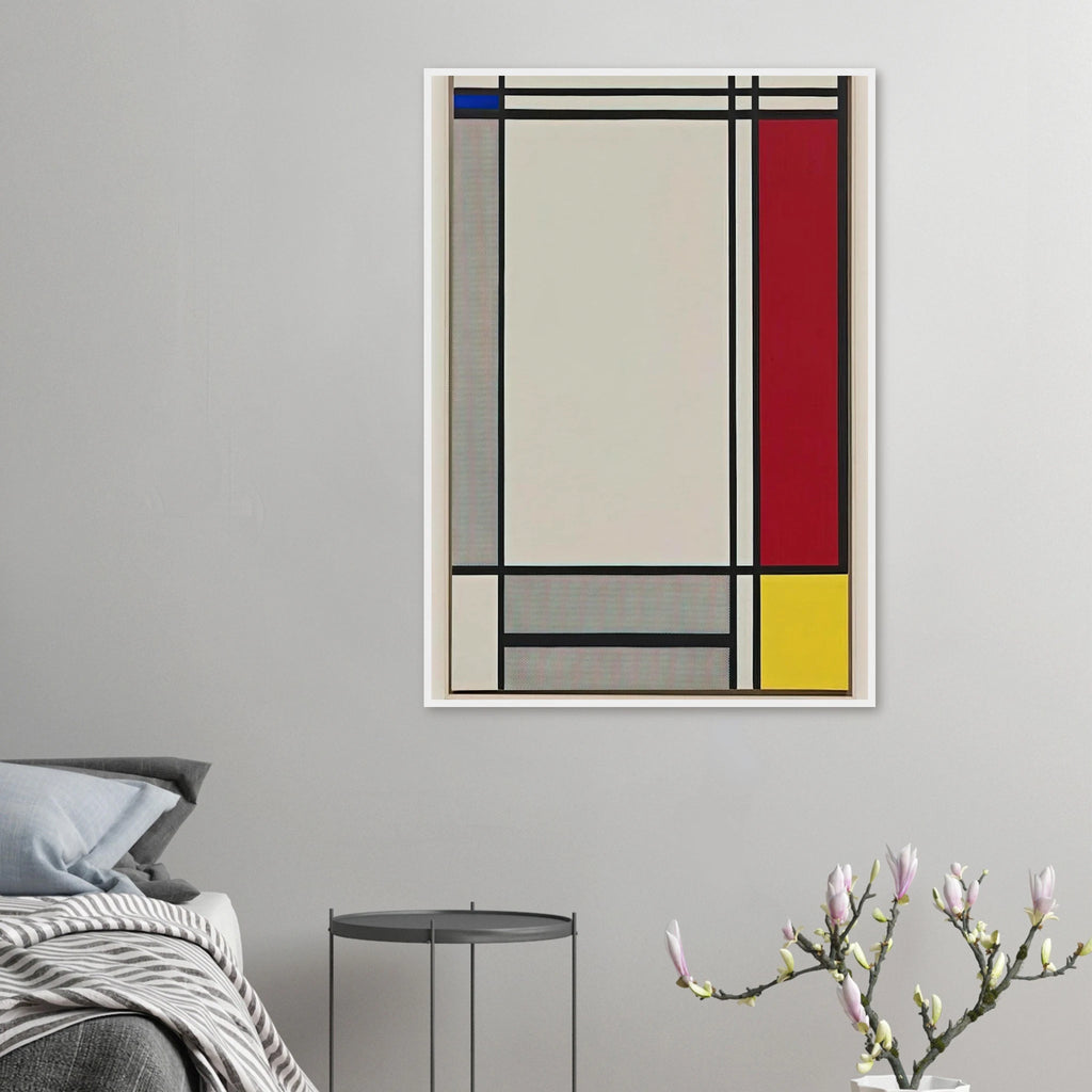 NON OBJECTIVE I 1964 Framed Poster | Roy Lichtenstein Framed Prints Wall Art | Roy Lichtenstein Shop