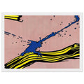 BRUSHSTROKE WITH SPATTER 1966 Framed Poster | Roy Lichtenstein Framed Prints Wall Art | Roy Lichtenstein Shop