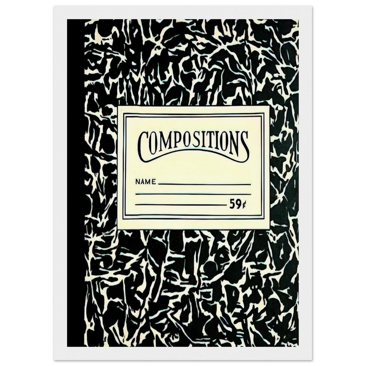 COMPOSITIONS II 1964 Framed Poster | Roy Lichtenstein Framed Prints Wall Art | Roy Lichtenstein Shop
