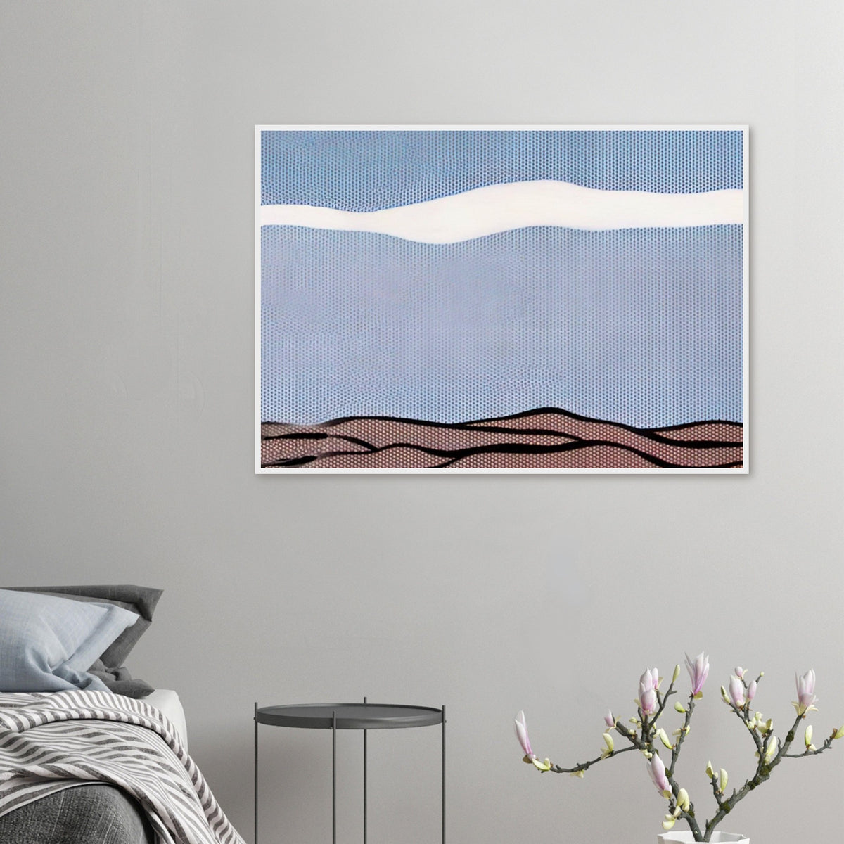 LANDSCAPE 1964 Framed Poster | Roy Lichtenstein Framed Prints Wall Art | Roy Lichtenstein Shop