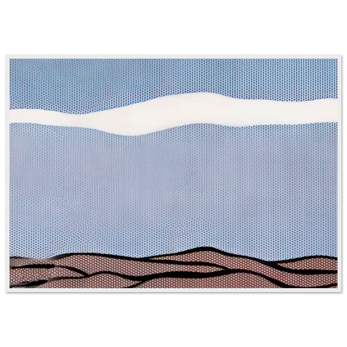 LANDSCAPE 1964 Framed Poster | Roy Lichtenstein Framed Prints Wall Art | Roy Lichtenstein Shop