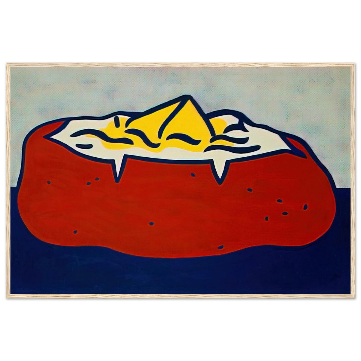 BAKED POTATO 1962 Framed Poster | Roy Lichtenstein Framed Prints Wall Art | Roy Lichtenstein Shop