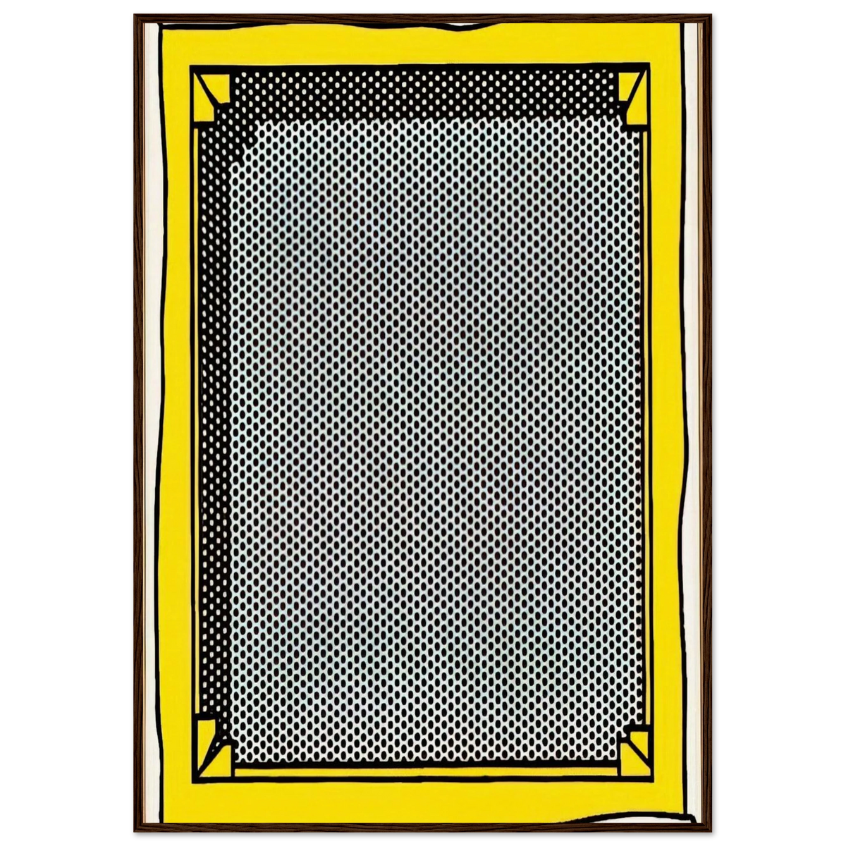 STRETCHER FRAME Framed Poster | Roy Lichtenstein Framed Prints Wall Art | Roy Lichtenstein Shop