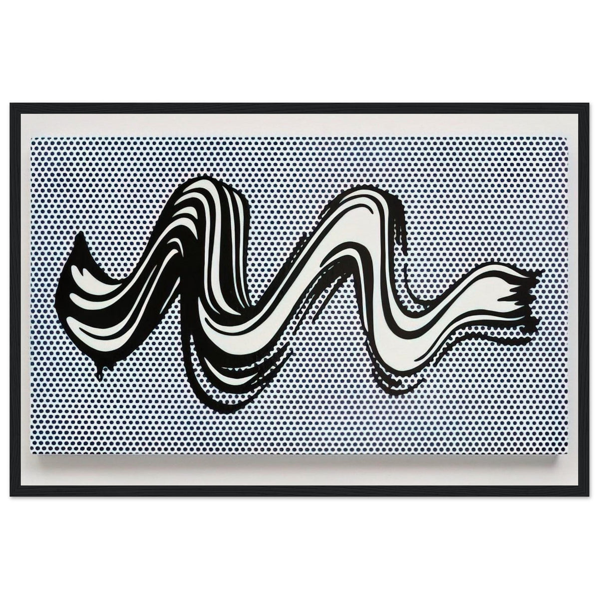 BRUSHSTROKE 1965 Framed Poster | Roy Lichtenstein Framed Prints Wall Art | Roy Lichtenstein Shop