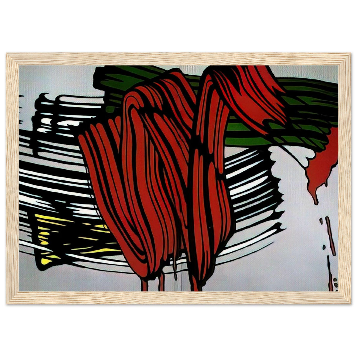 BIG PAINTING NO 6 1965 1 Framed Poster | Roy Lichtenstein Framed Prints Wall Art | Roy Lichtenstein Shop