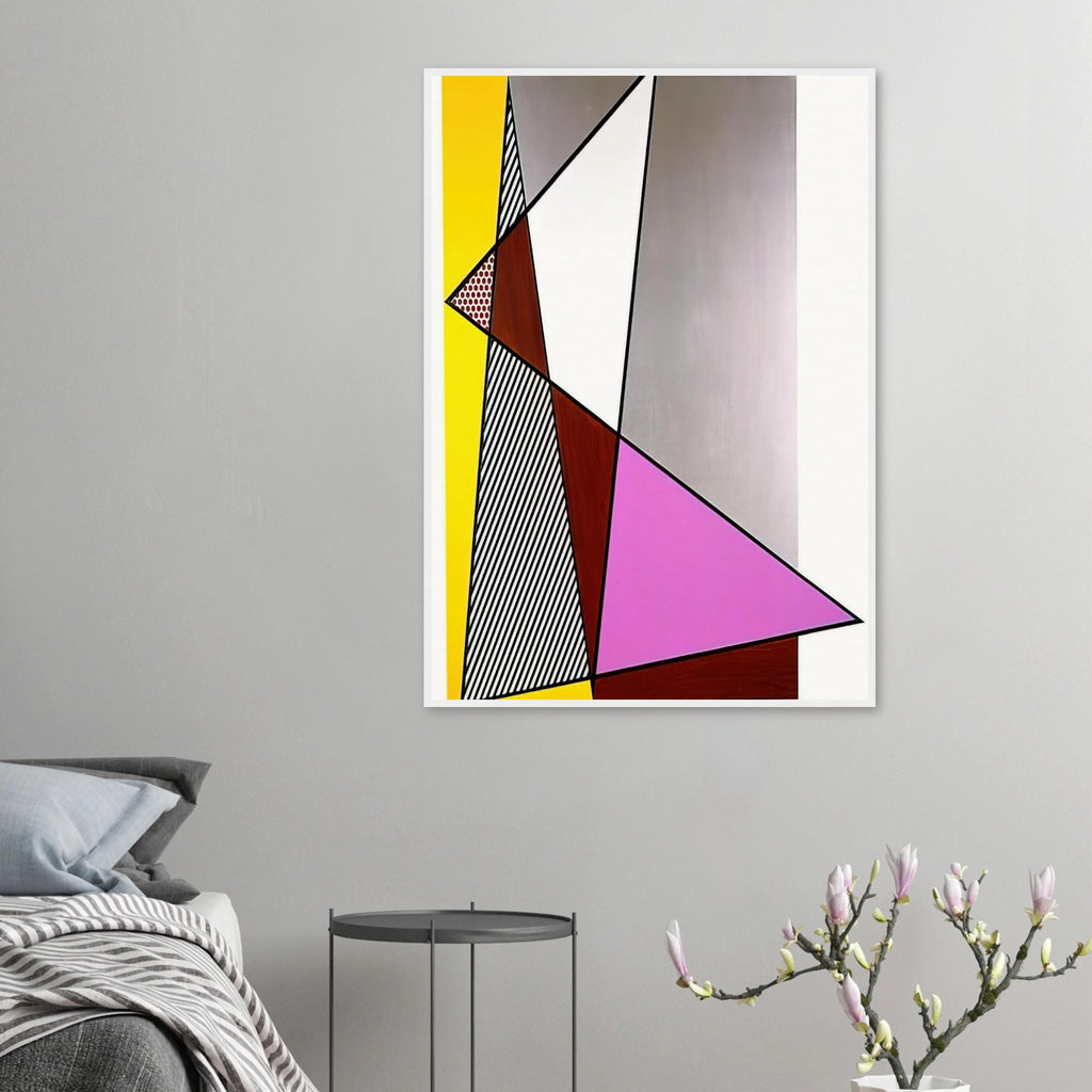 IMPERFECT PAINTING 1986 Framed Poster | Roy Lichtenstein Framed Prints Wall Art | Roy Lichtenstein Shop