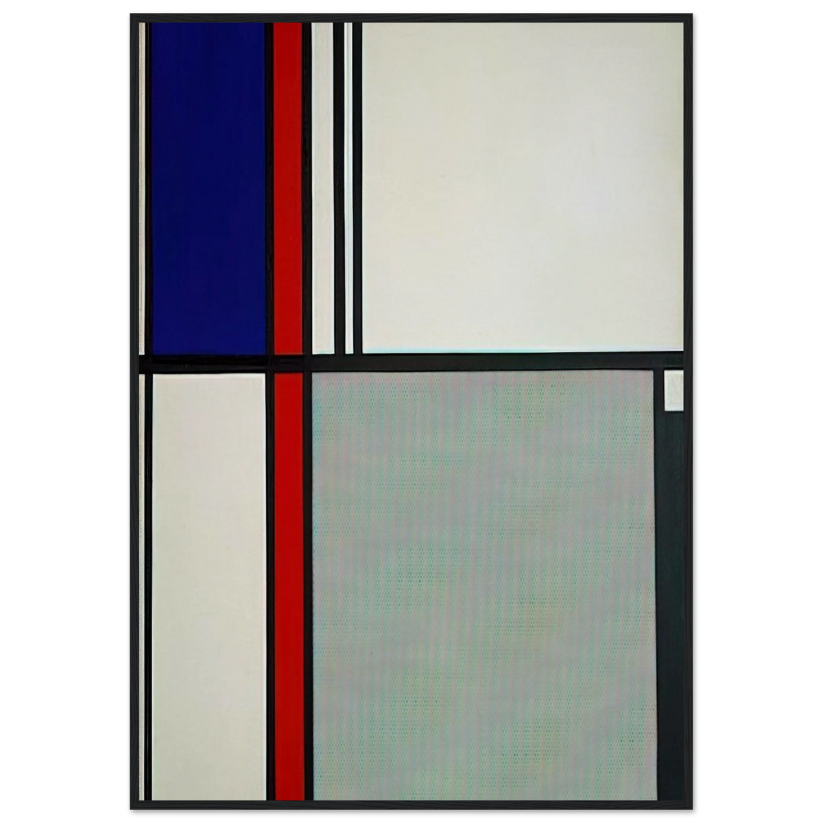 NONOBJECTIVE II 1964 Framed Poster | Roy Lichtenstein Framed Prints Wall Art | Roy Lichtenstein Shop