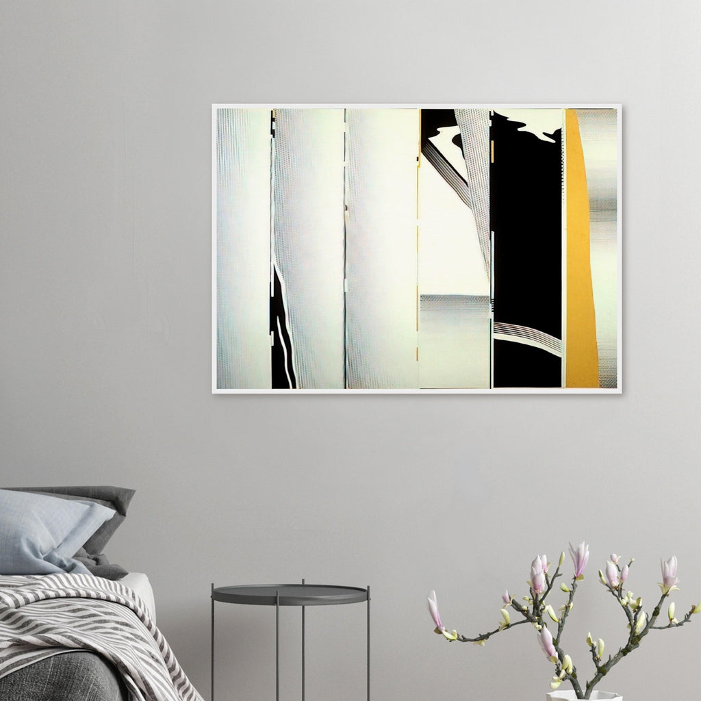 MIRROR SIX PANELS 1 1970 Framed Poster | Roy Lichtenstein Framed Prints Wall Art | Roy Lichtenstein Shop