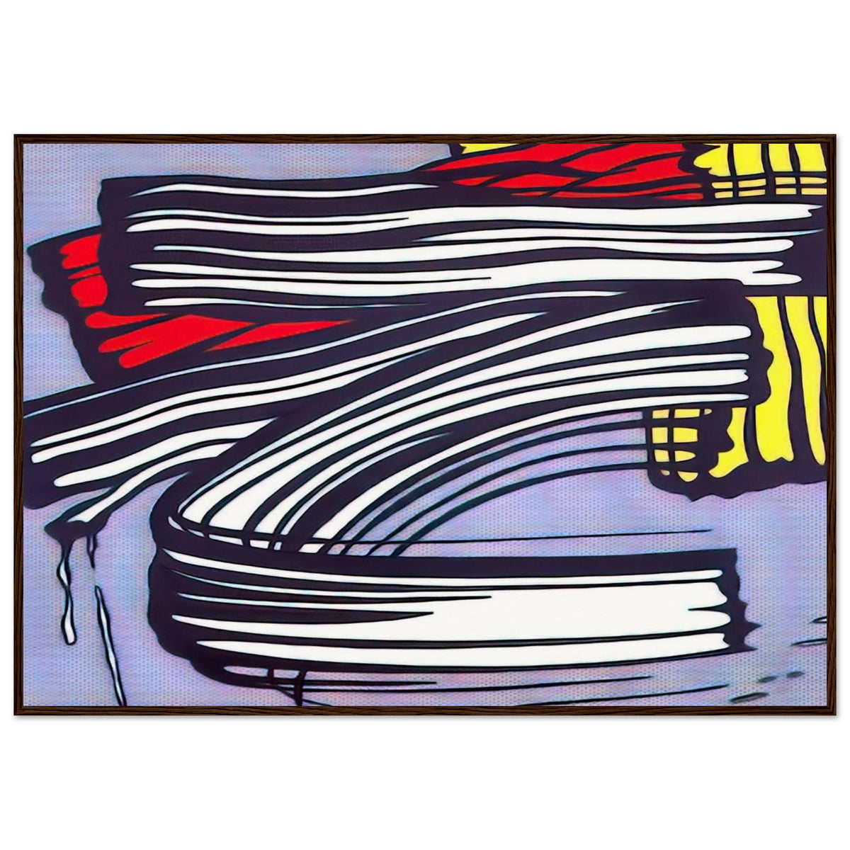 LITTLE BIG PAINTING 1965 Framed Poster | Roy Lichtenstein Framed Prints Wall Art | Roy Lichtenstein Shop