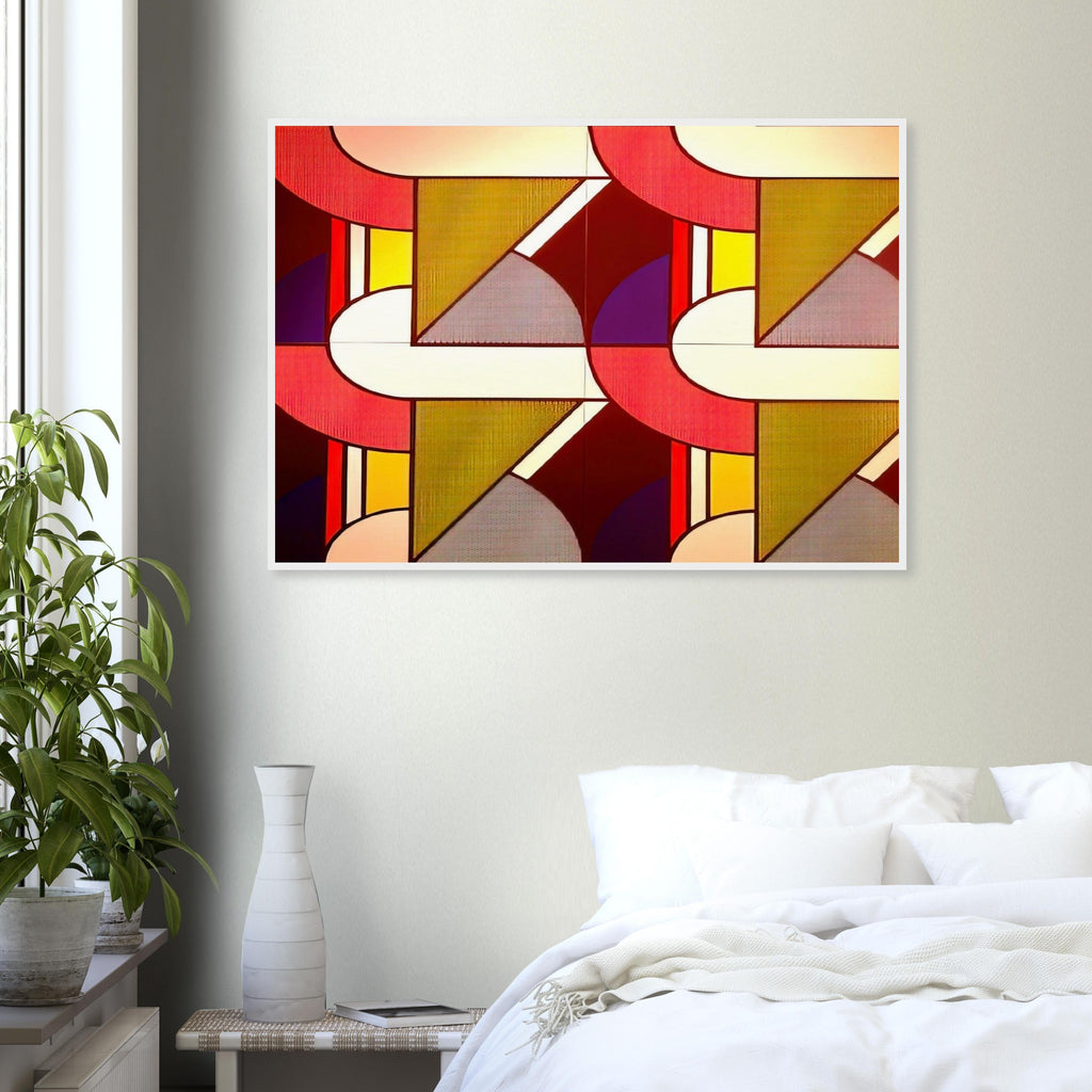 MODULAR PAINTING WITH FOUR PANELS 2 1969 Framed Poster | Roy Lichtenstein Framed Prints Wall Art | Roy Lichtenstein Shop
