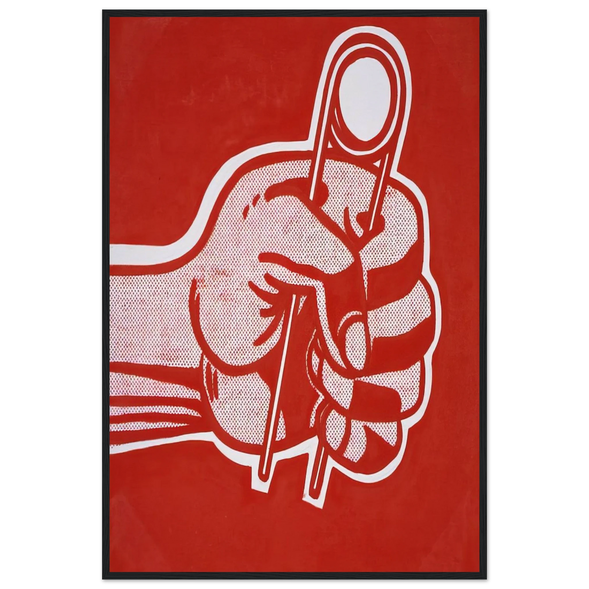 THE GRIP 1962 Framed Poster | Roy Lichtenstein Framed Prints Wall Art | Roy Lichtenstein Shop