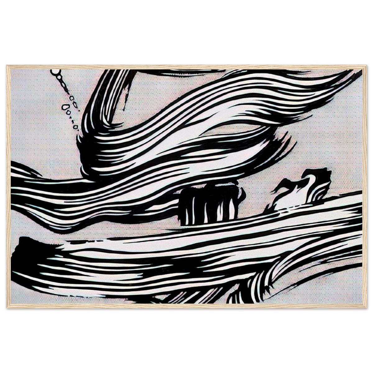 BRUSHSTROKES 1968 Framed Poster | Roy Lichtenstein Framed Prints Wall Art | Roy Lichtenstein Shop