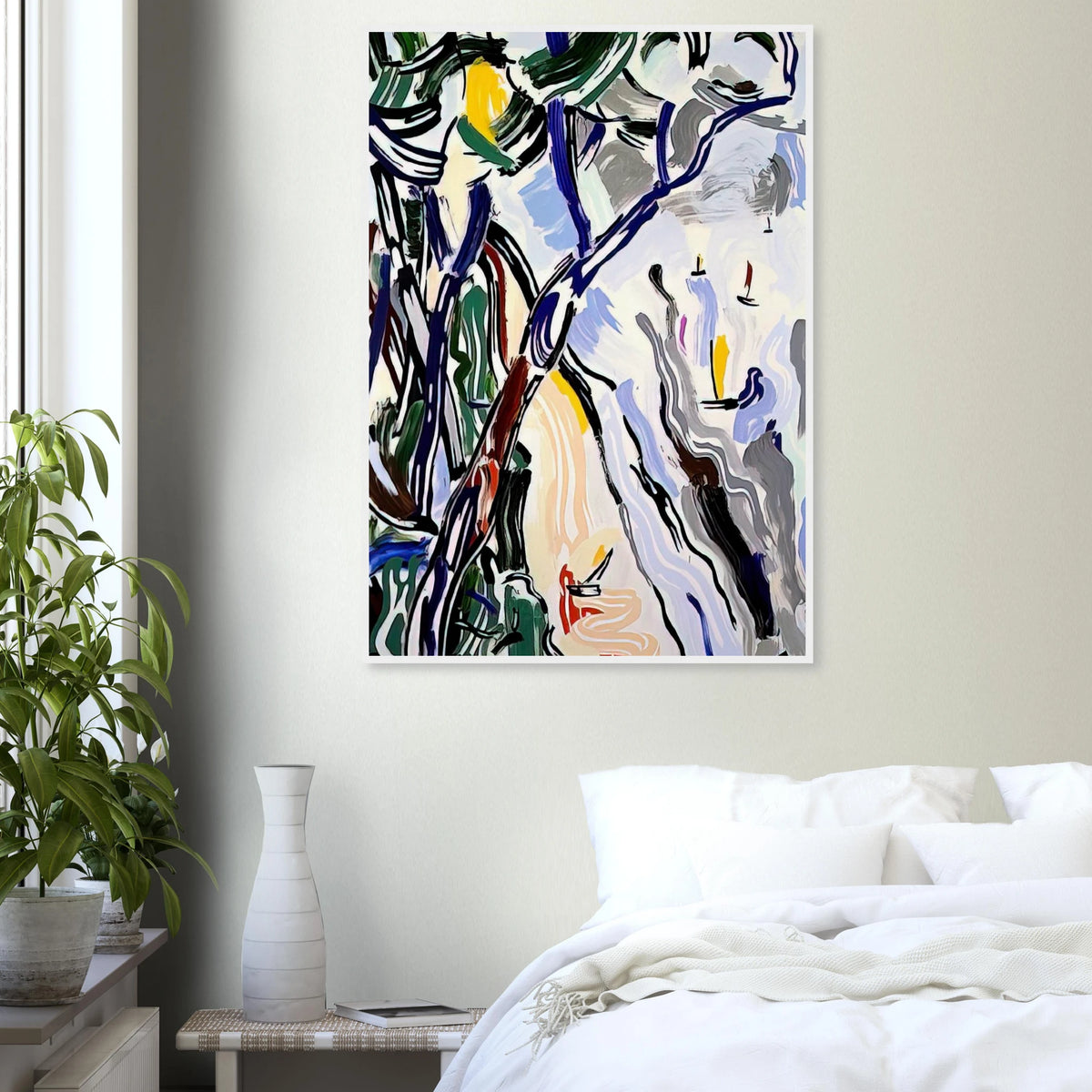 SAILBOATS 1985 Framed Poster | Roy Lichtenstein Framed Prints Wall Art | Roy Lichtenstein Shop