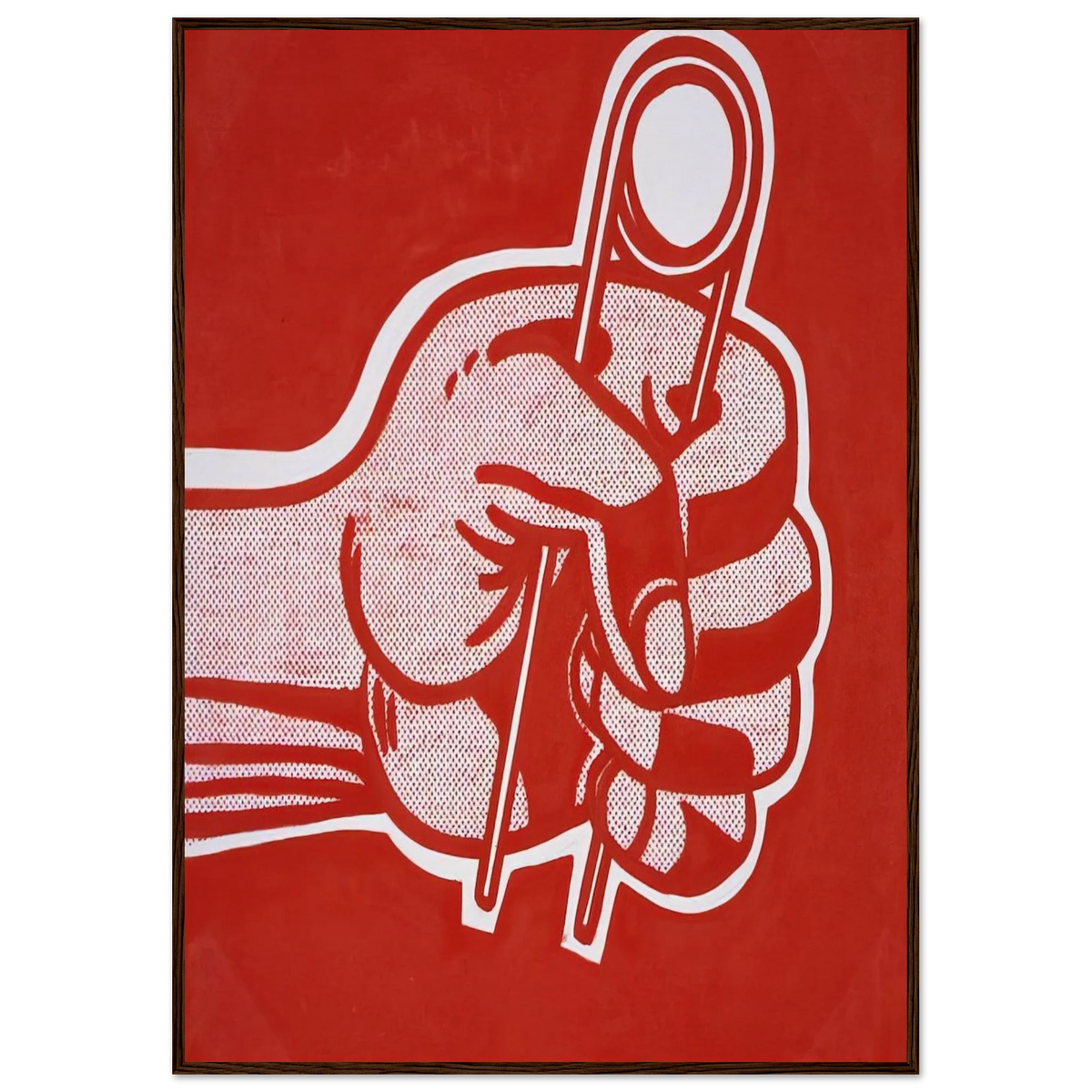 THE GRIP 1962 Framed Poster | Roy Lichtenstein Framed Prints Wall Art | Roy Lichtenstein Shop