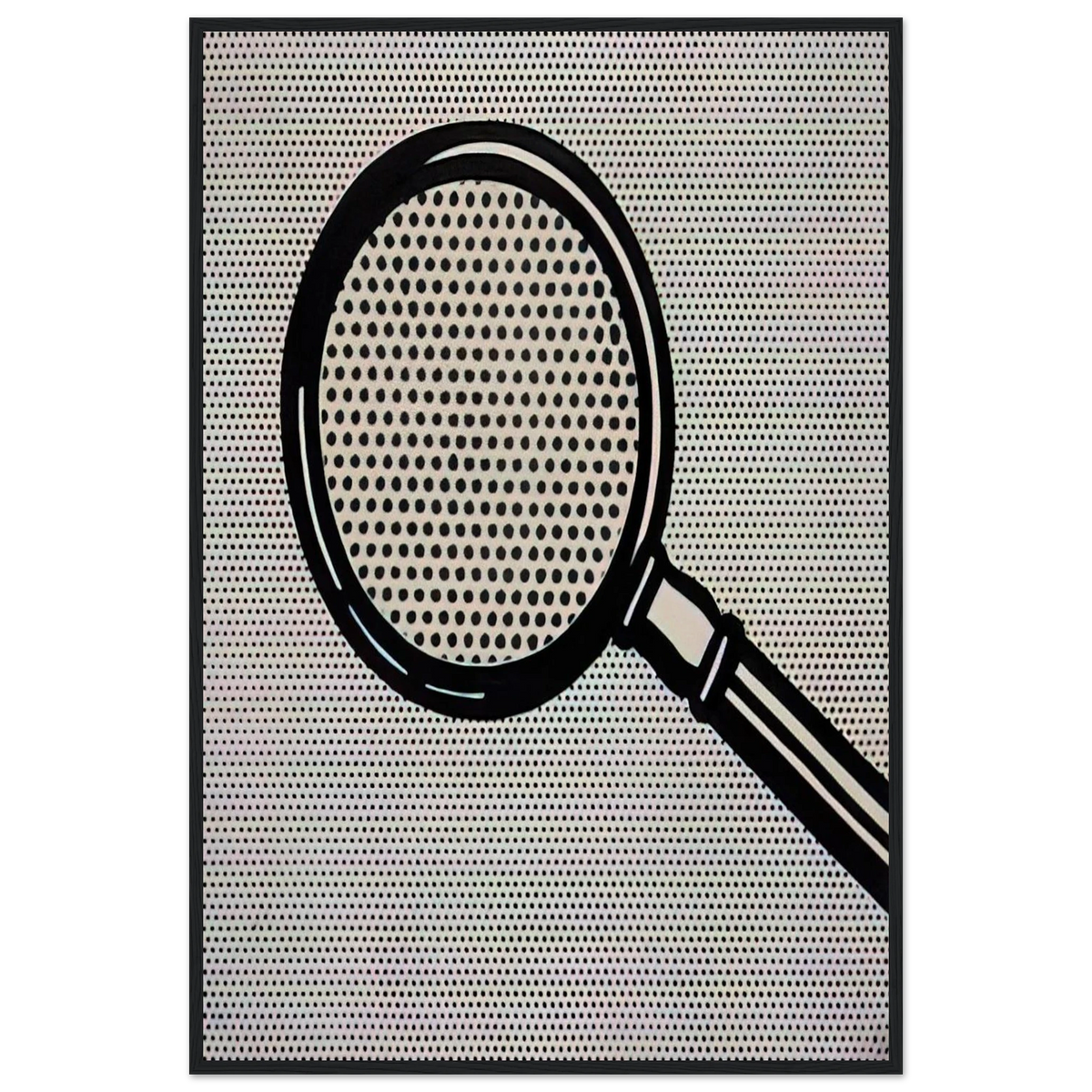 MAGNIFYING GLASS 1963 Framed Poster | Roy Lichtenstein Framed Prints Wall Art | Roy Lichtenstein Shop