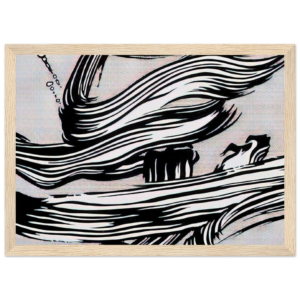 BRUSHSTROKES 1968 Framed Poster | Roy Lichtenstein Framed Prints Wall Art | Roy Lichtenstein Shop