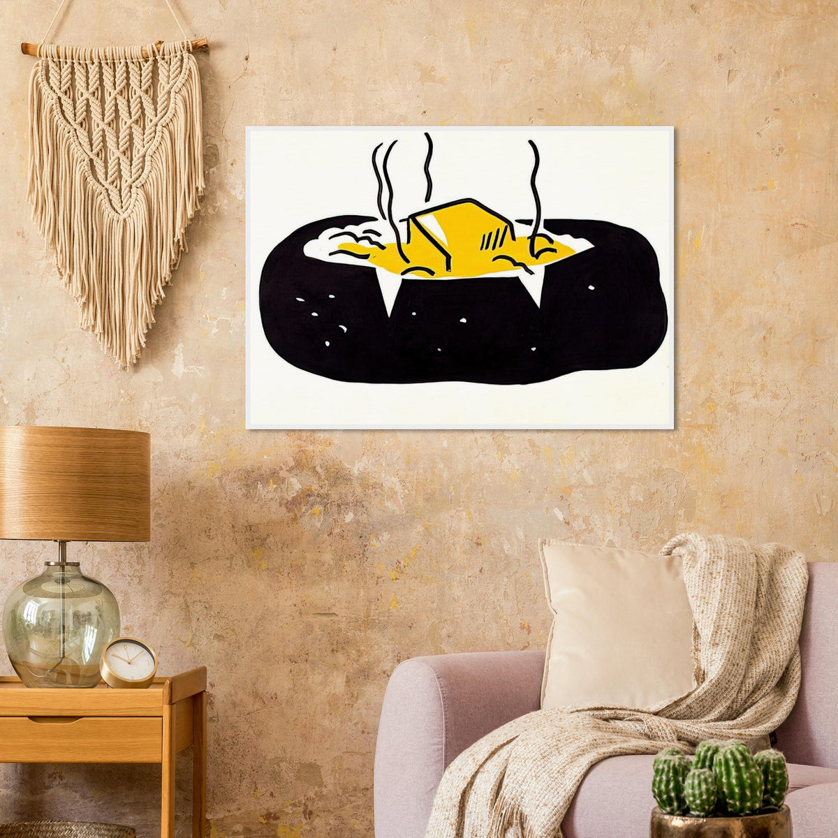 BAKED POTATO 1962 1 Framed Poster | Roy Lichtenstein Framed Prints Wall Art | Roy Lichtenstein Shop