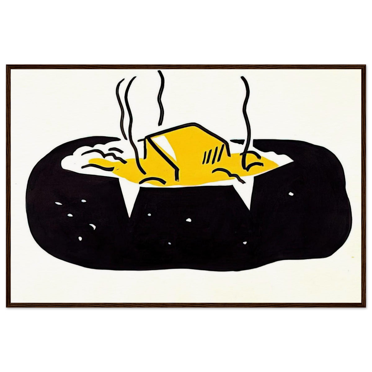 BAKED POTATO 1962 1 Framed Poster | Roy Lichtenstein Framed Prints Wall Art | Roy Lichtenstein Shop