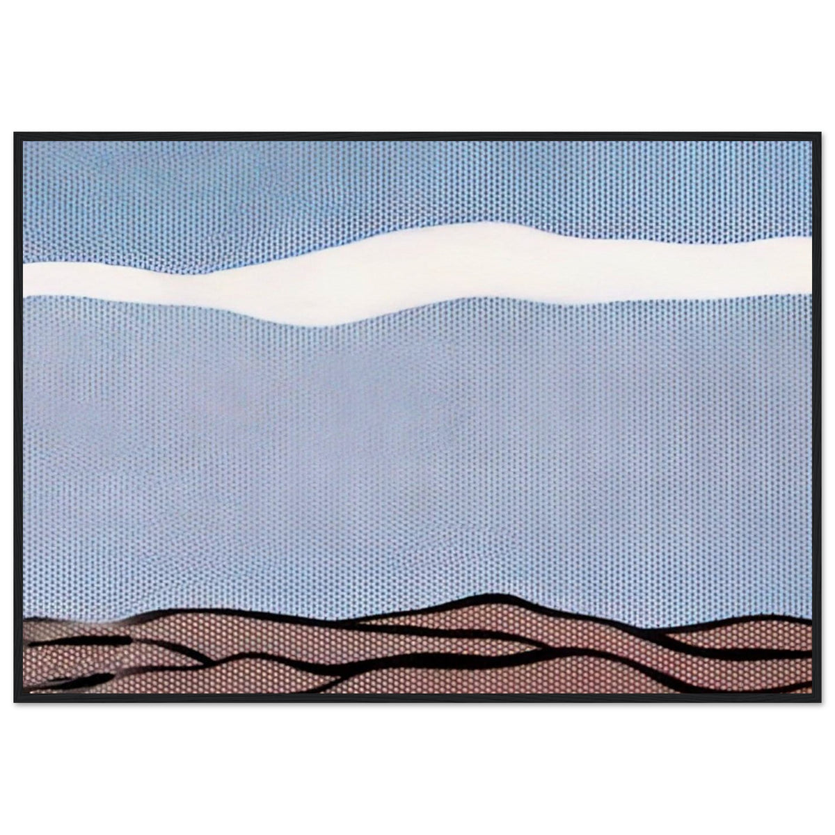 LANDSCAPE 1964 Framed Poster | Roy Lichtenstein Framed Prints Wall Art | Roy Lichtenstein Shop