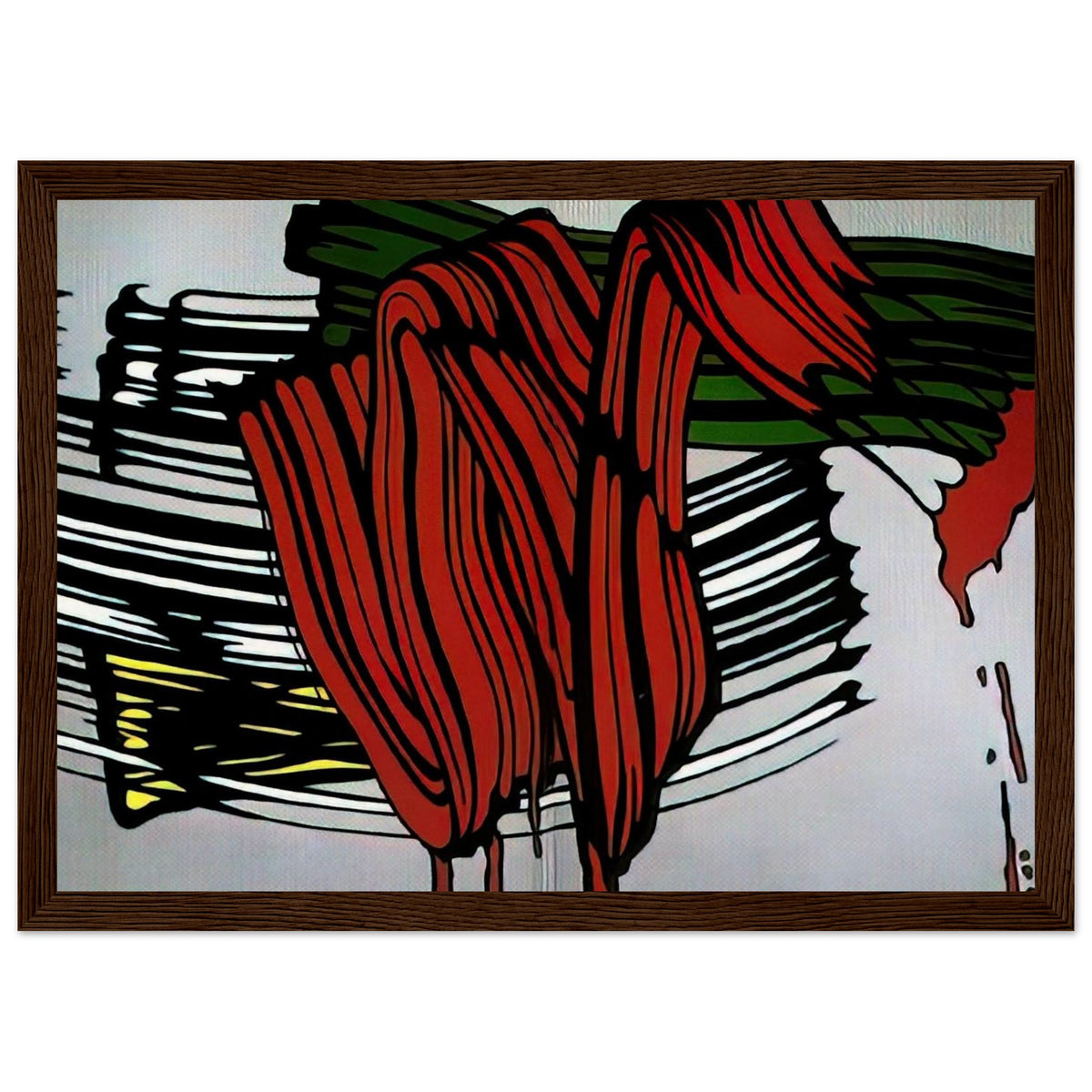 BIG PAINTING NO 6 1965 1 Framed Poster | Roy Lichtenstein Framed Prints Wall Art | Roy Lichtenstein Shop