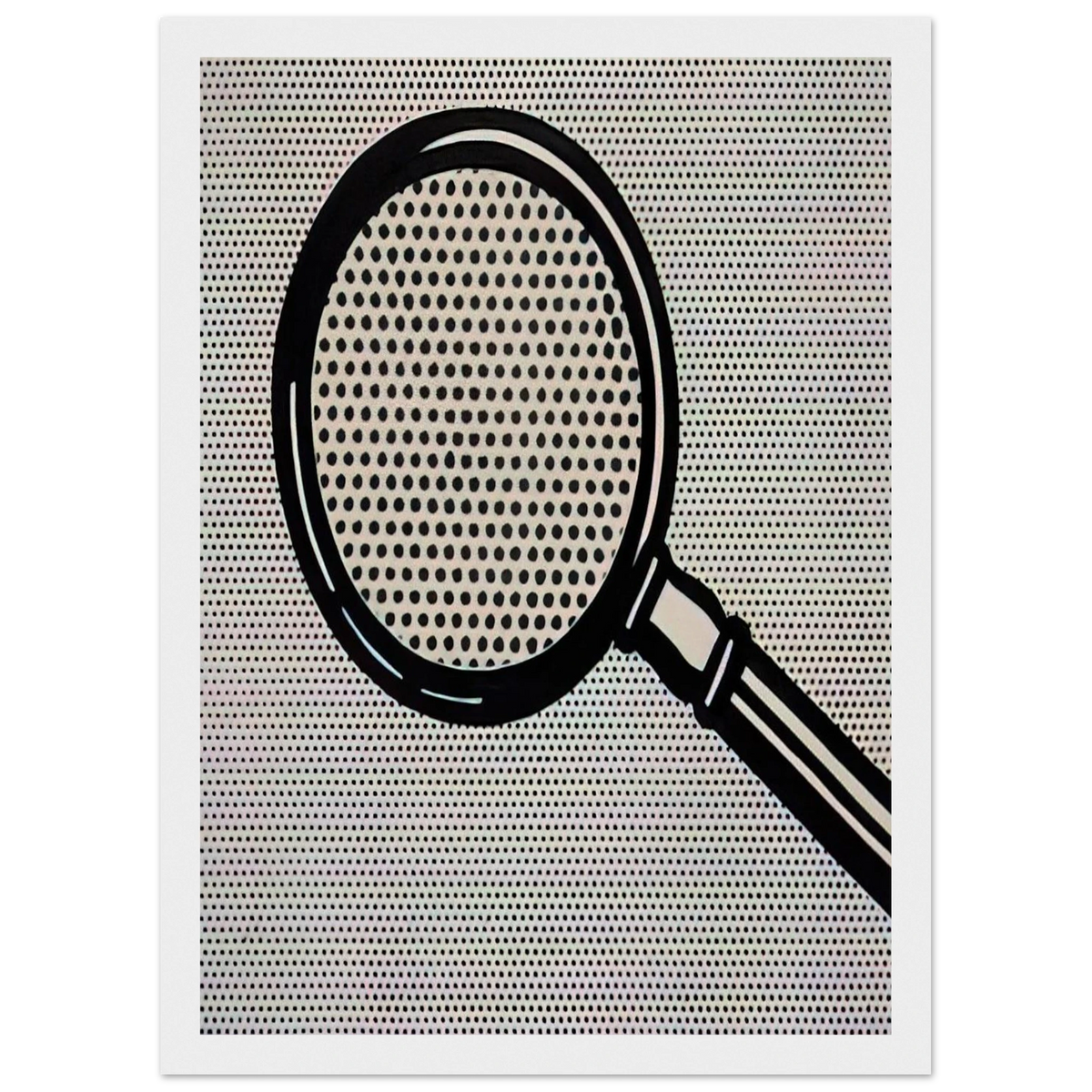 MAGNIFYING GLASS 1963 Framed Poster | Roy Lichtenstein Framed Prints Wall Art | Roy Lichtenstein Shop