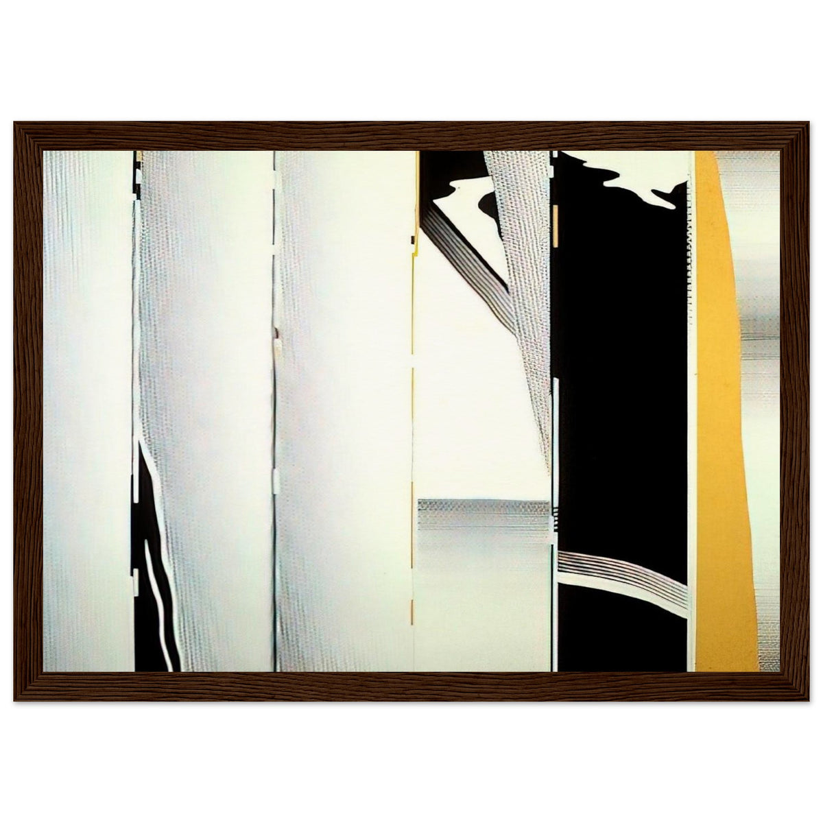 MIRROR SIX PANELS 1 1970 Framed Poster | Roy Lichtenstein Framed Prints Wall Art | Roy Lichtenstein Shop