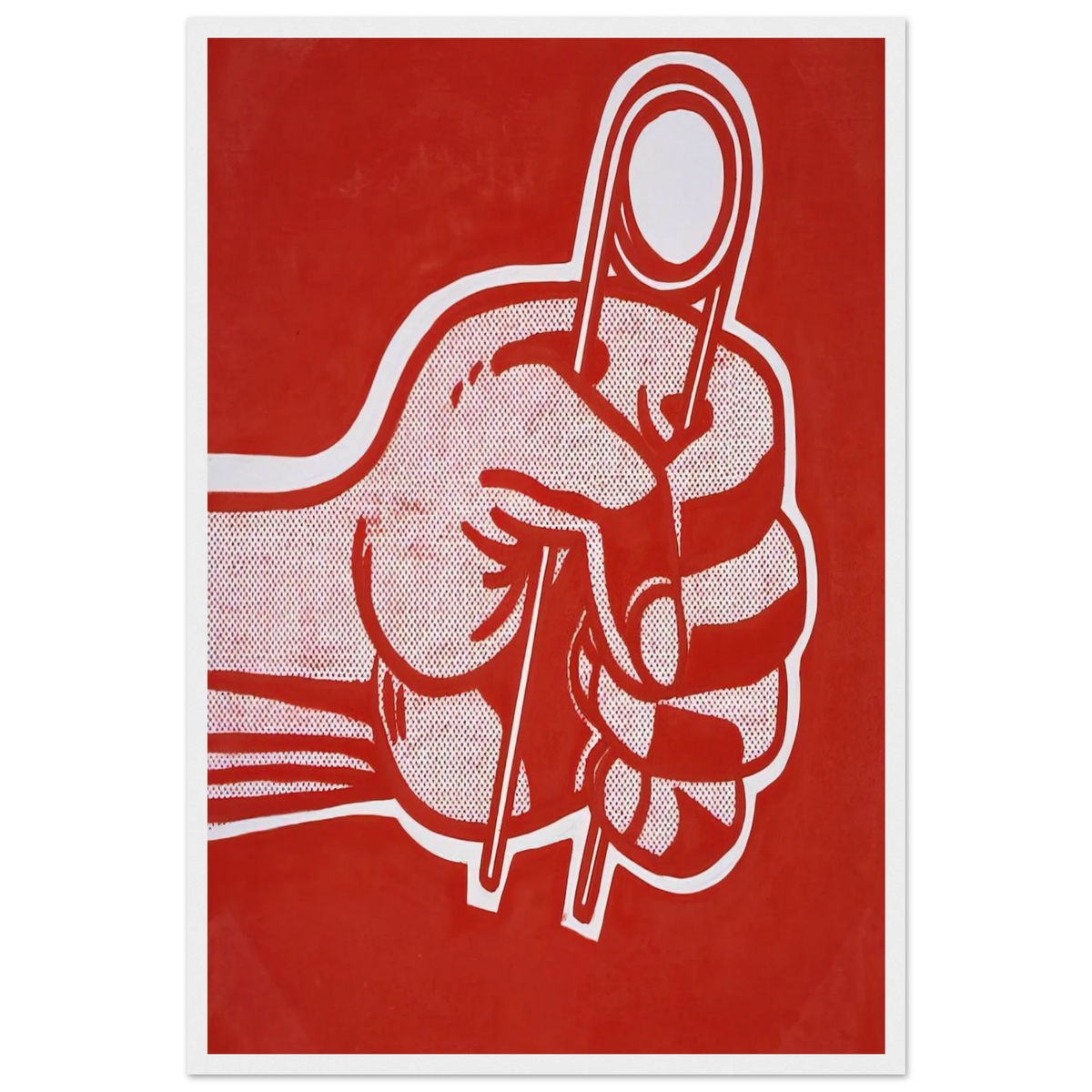 THE GRIP 1962 Framed Poster | Roy Lichtenstein Framed Prints Wall Art | Roy Lichtenstein Shop