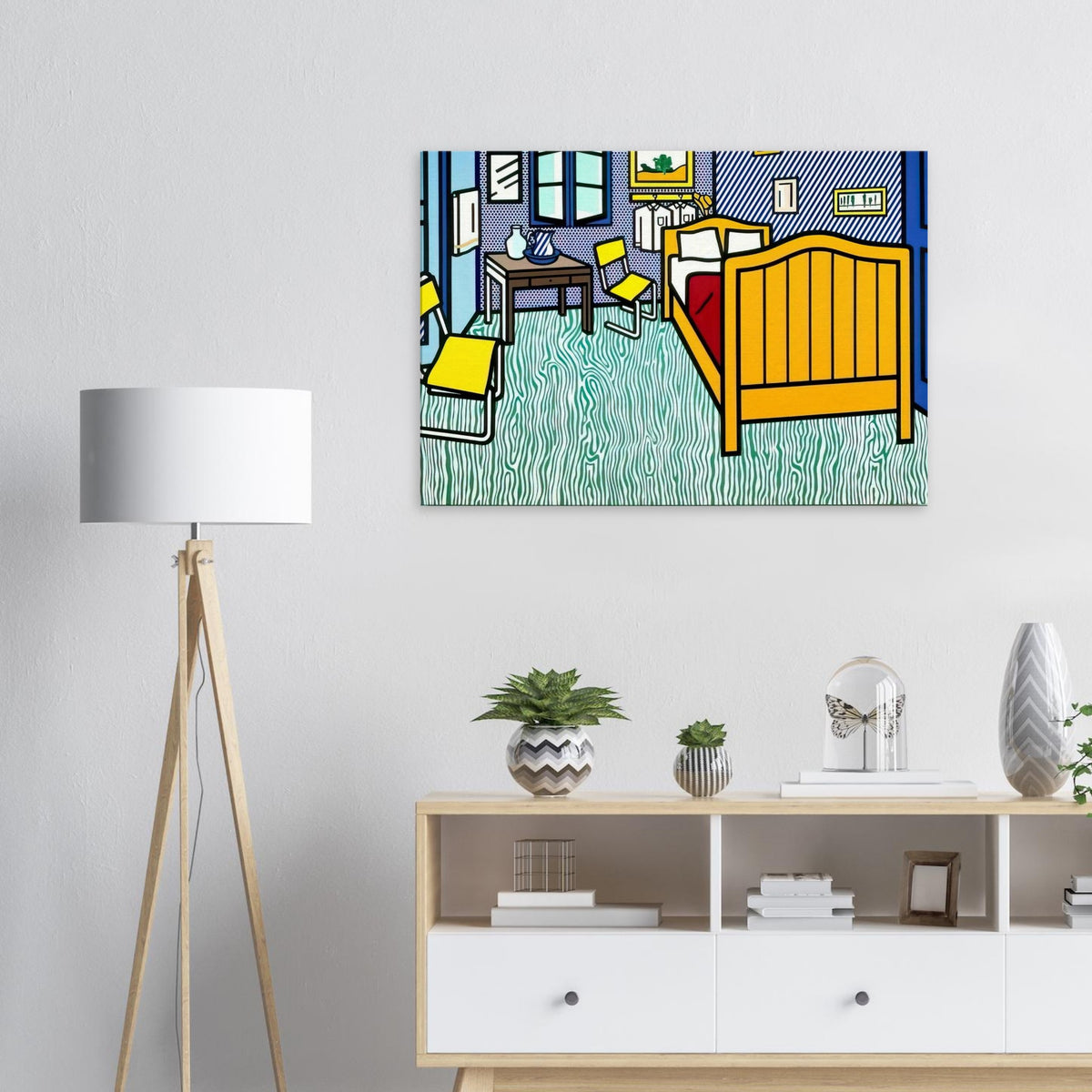 BEDROOM AT ARLES 1992 Canvas | Roy Lichtenstein Canvas | Roy Lichtenstein Shop