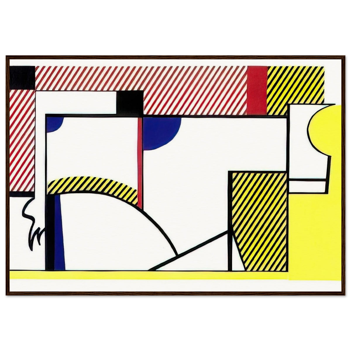 BULL VI 1973 Framed Poster | Roy Lichtenstein Framed Prints Wall Art | Roy Lichtenstein Shop