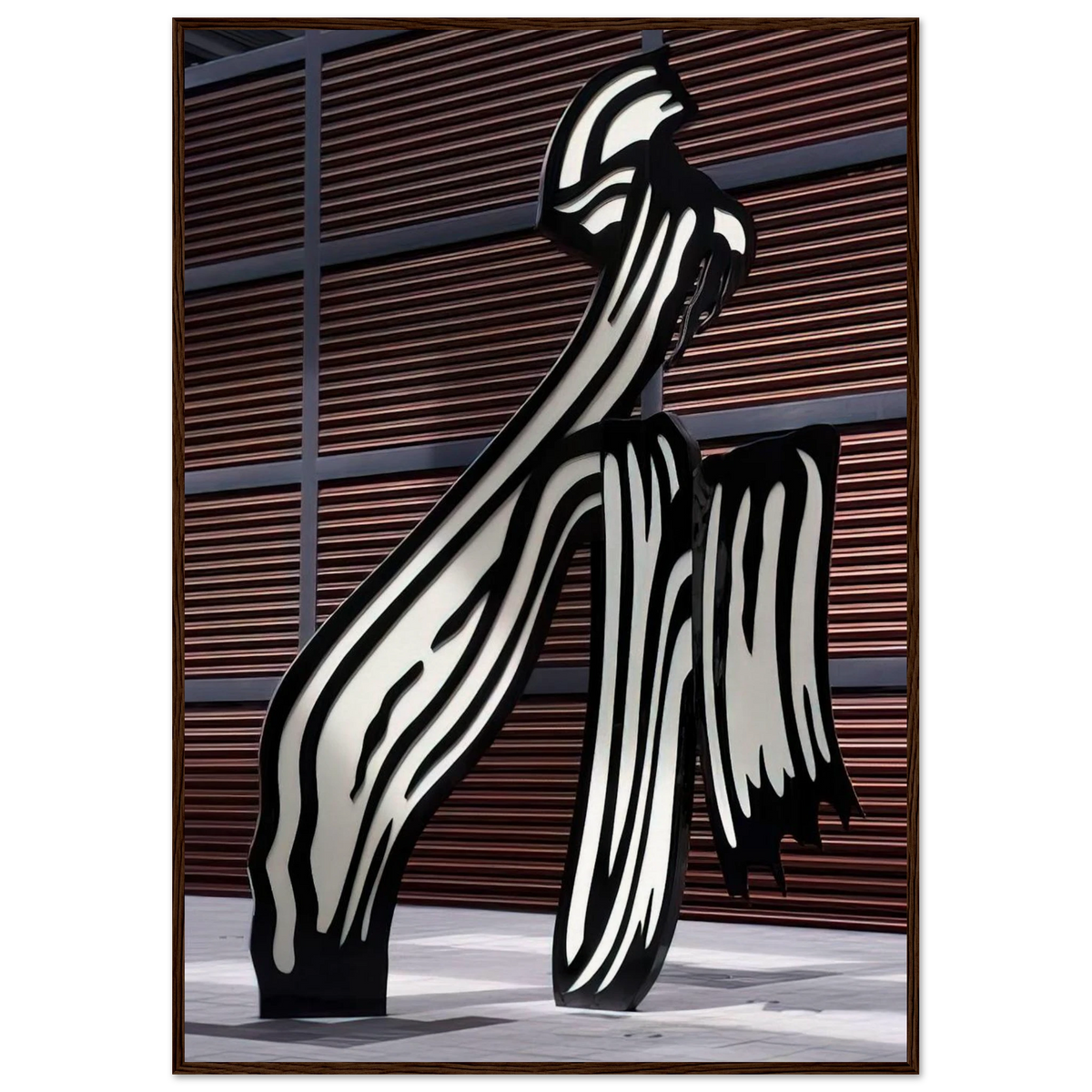 BRUSHSTROKE 1996 Framed Poster | Roy Lichtenstein Framed Prints Wall Art | Roy Lichtenstein Shop