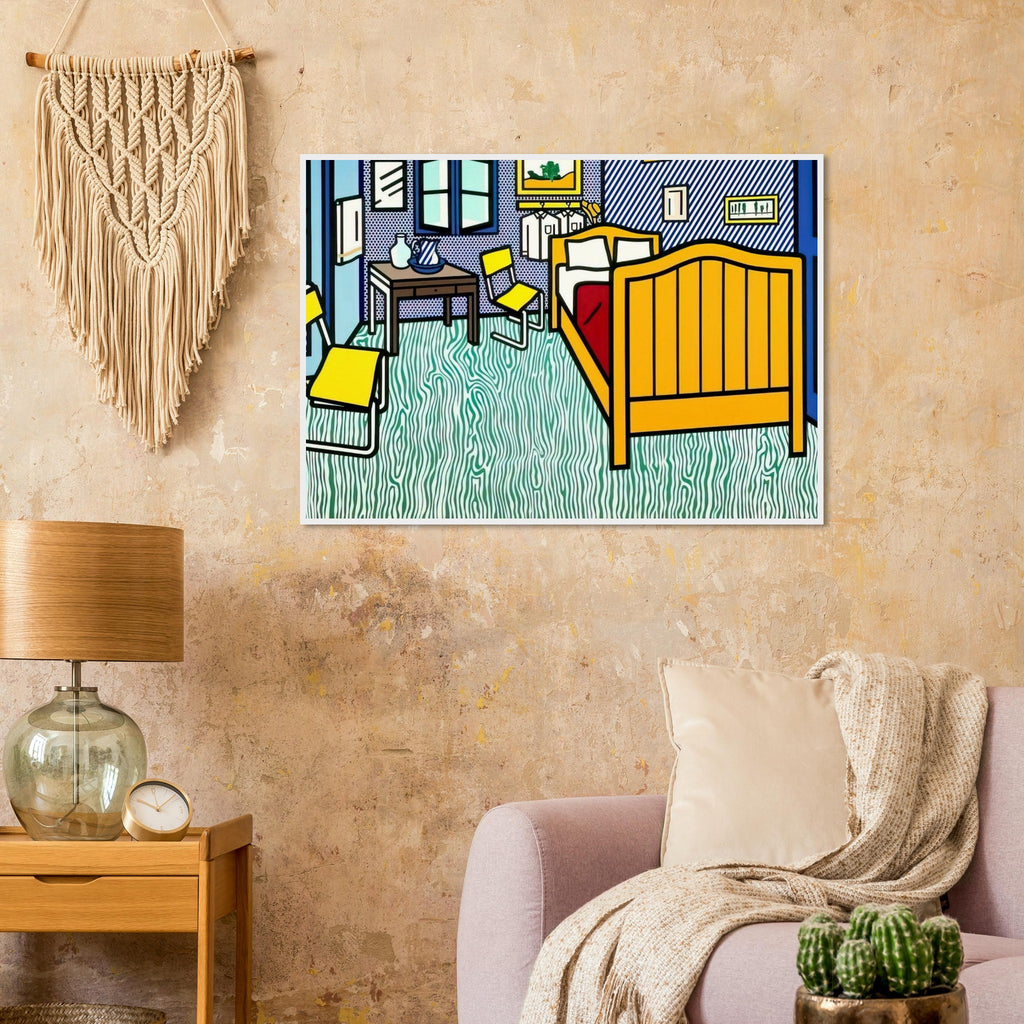 BEDROOM AT ARLES 1992 Framed Poster | Roy Lichtenstein Framed Prints Wall Art | Roy Lichtenstein Shop