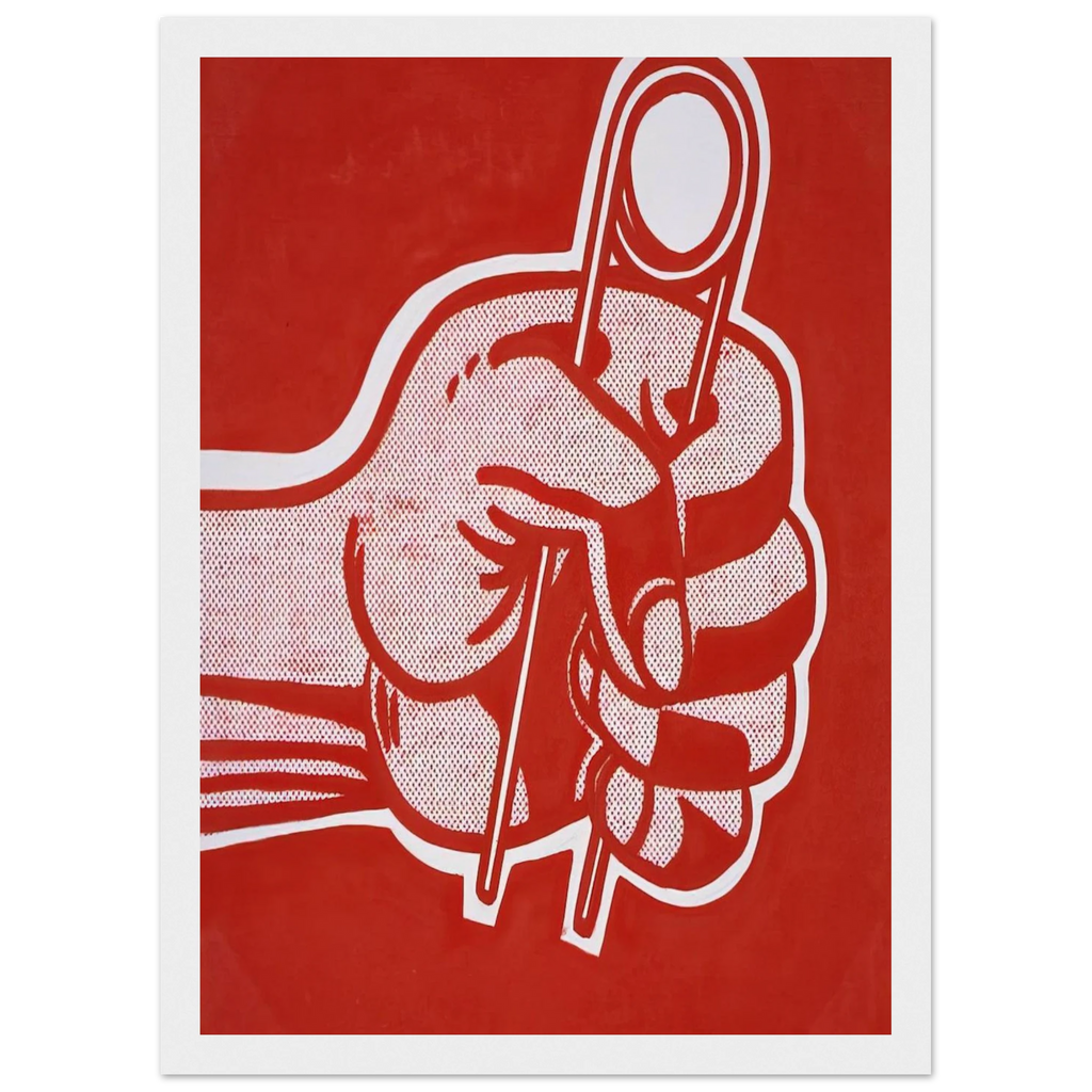 THE GRIP 1962 Framed Poster | Roy Lichtenstein Framed Prints Wall Art | Roy Lichtenstein Shop