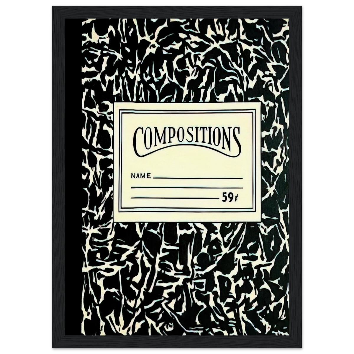 COMPOSITIONS II 1964 Framed Poster | Roy Lichtenstein Framed Prints Wall Art | Roy Lichtenstein Shop