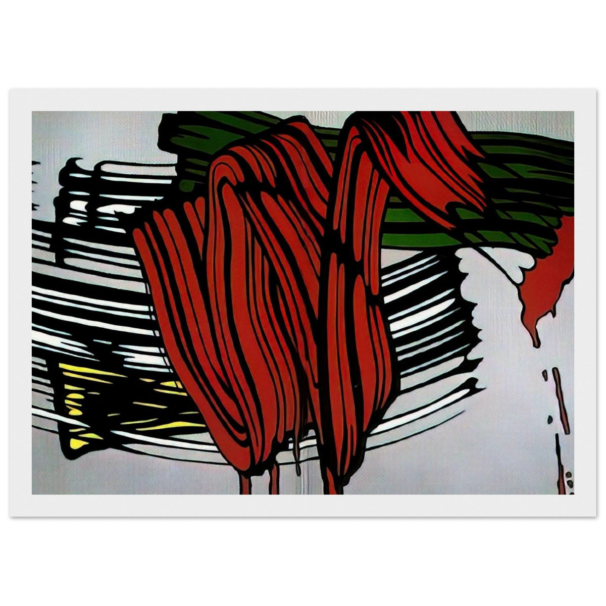 BIG PAINTING NO 6 1965 1 Framed Poster | Roy Lichtenstein Framed Prints Wall Art | Roy Lichtenstein Shop