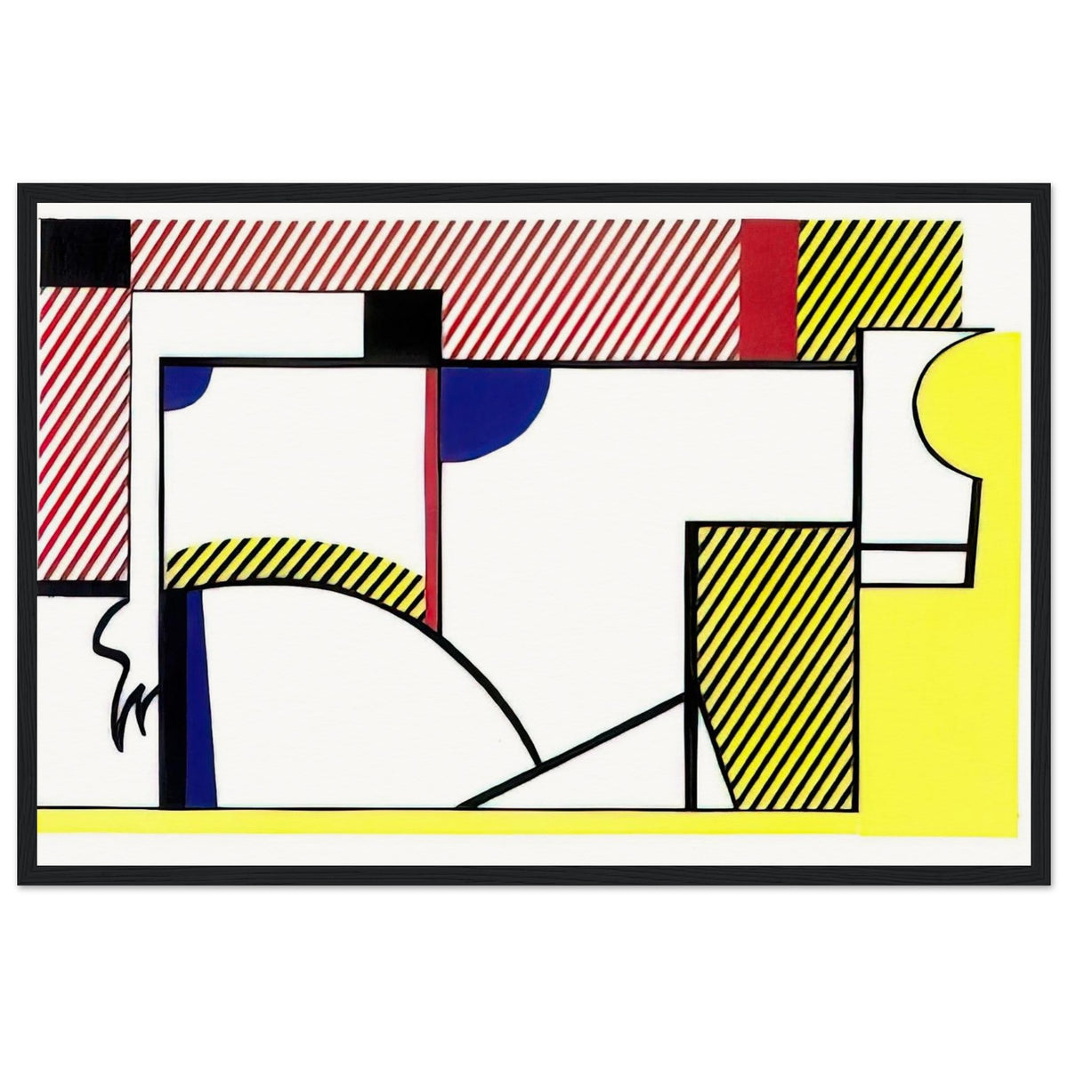 BULL VI 1973 Framed Poster | Roy Lichtenstein Framed Prints Wall Art | Roy Lichtenstein Shop