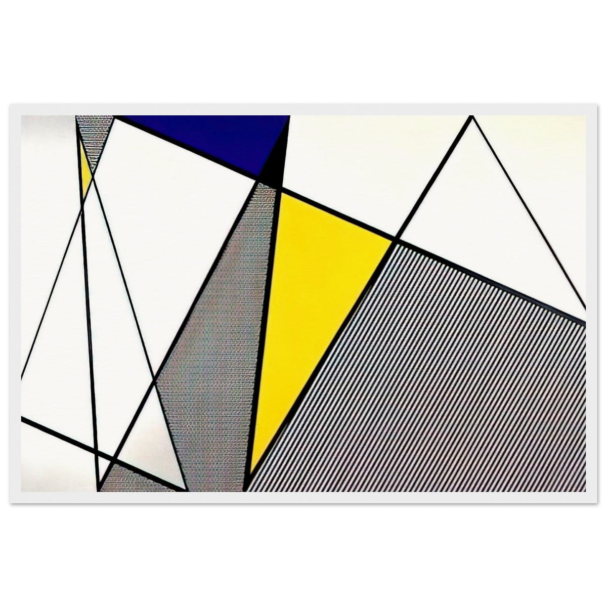 PERFECT PAINTING 1 1985 Framed Poster | Roy Lichtenstein Framed Prints Wall Art | Roy Lichtenstein Shop