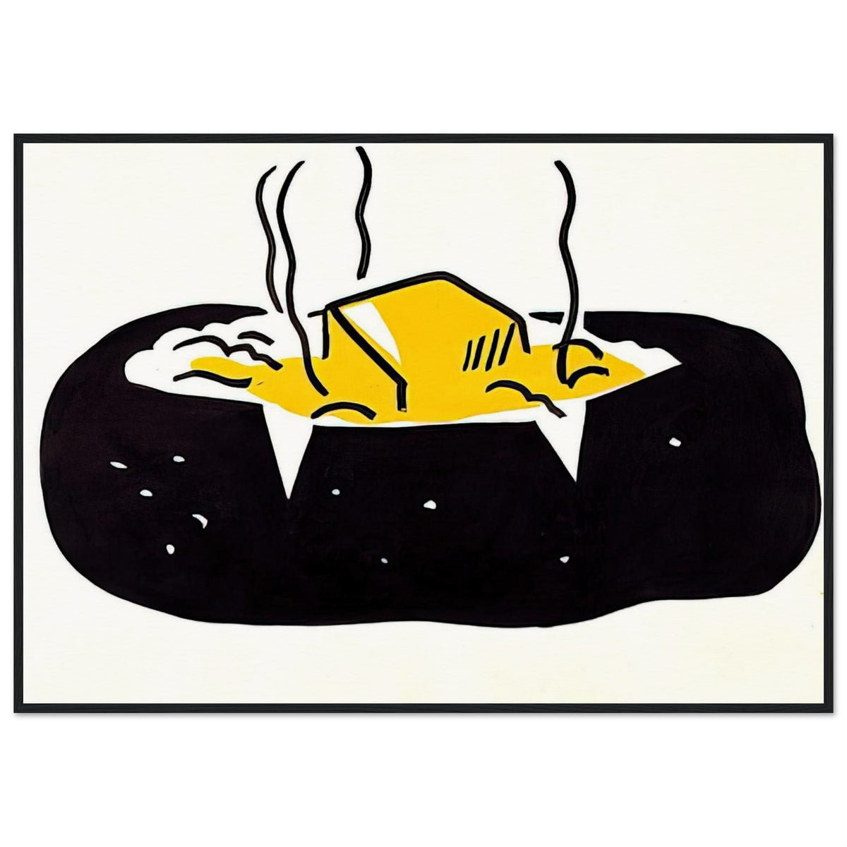 BAKED POTATO 1962 1 Framed Poster | Roy Lichtenstein Framed Prints Wall Art | Roy Lichtenstein Shop