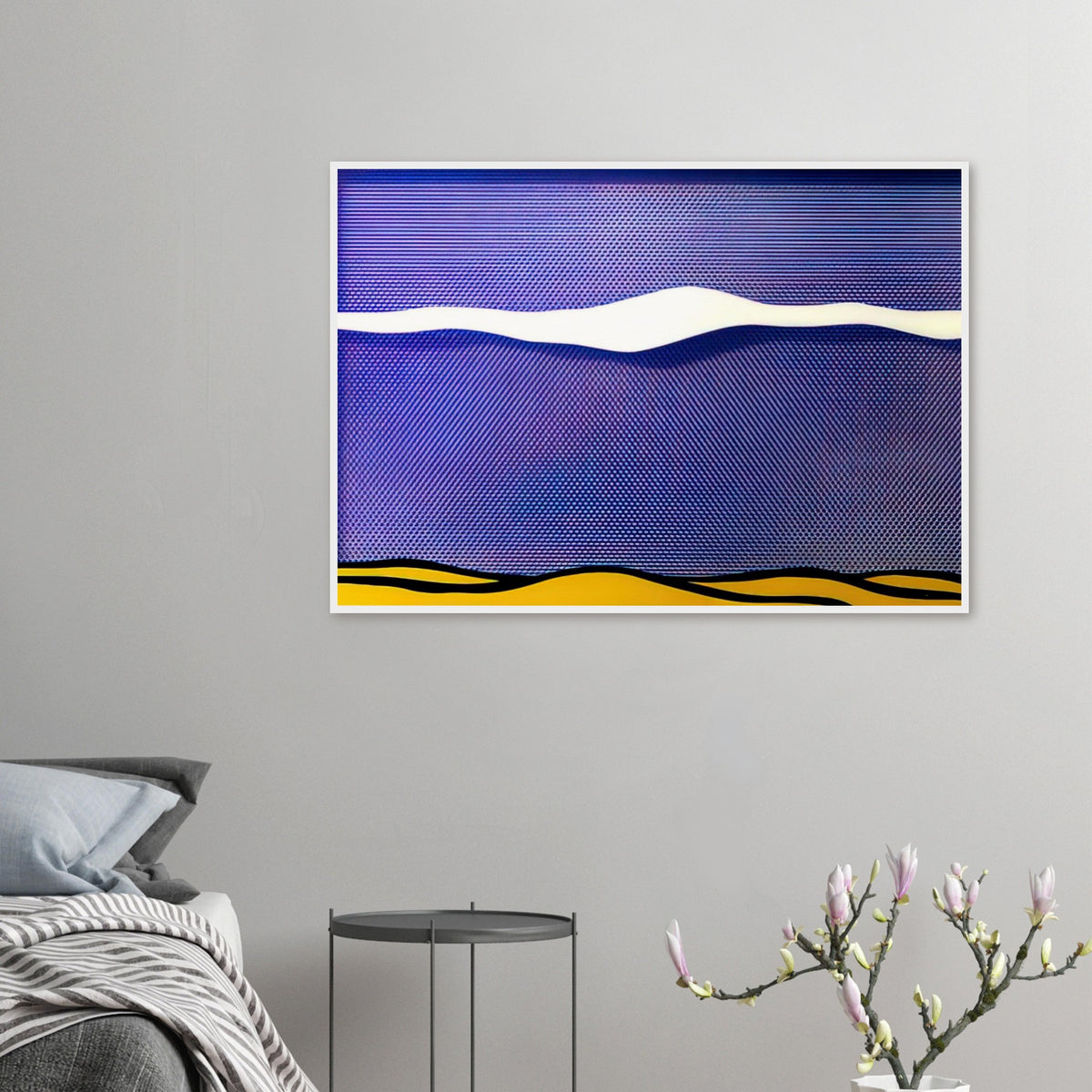 ARCTIC LANDSCAPE 1964 Framed Poster | Roy Lichtenstein Framed Prints Wall Art | Roy Lichtenstein Shop