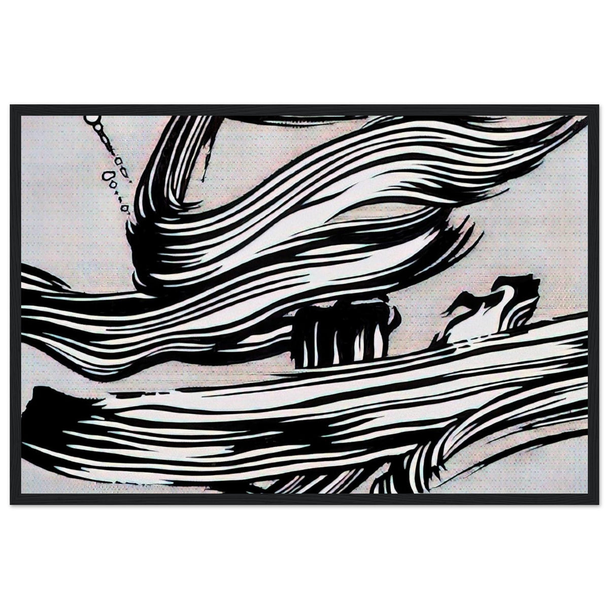 BRUSHSTROKES 1968 Framed Poster | Roy Lichtenstein Framed Prints Wall Art | Roy Lichtenstein Shop