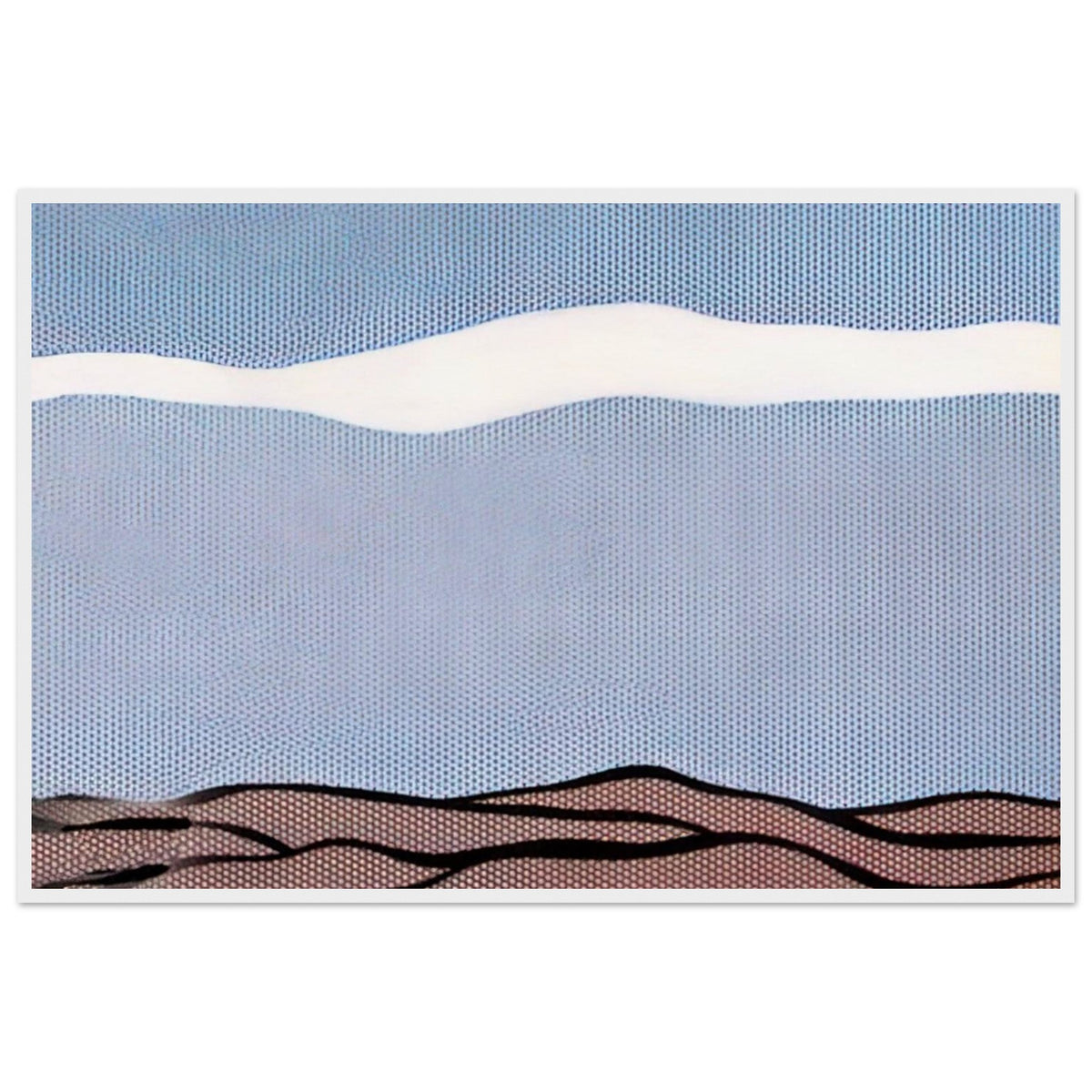 LANDSCAPE 1964 Framed Poster | Roy Lichtenstein Framed Prints Wall Art | Roy Lichtenstein Shop