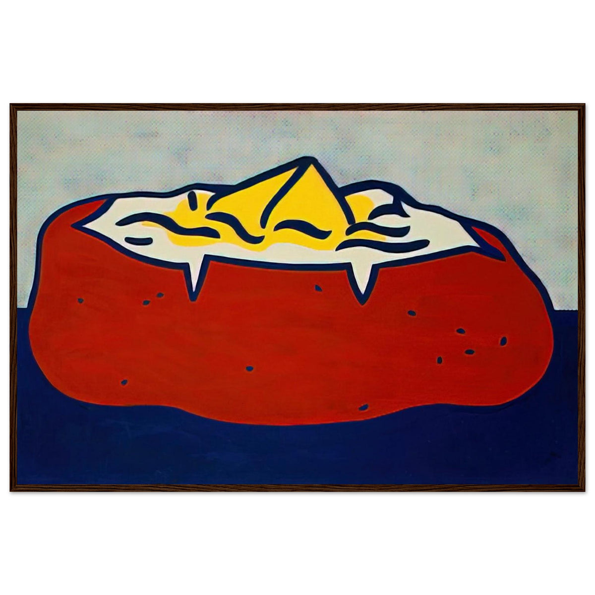 BAKED POTATO 1962 Framed Poster | Roy Lichtenstein Framed Prints Wall Art | Roy Lichtenstein Shop