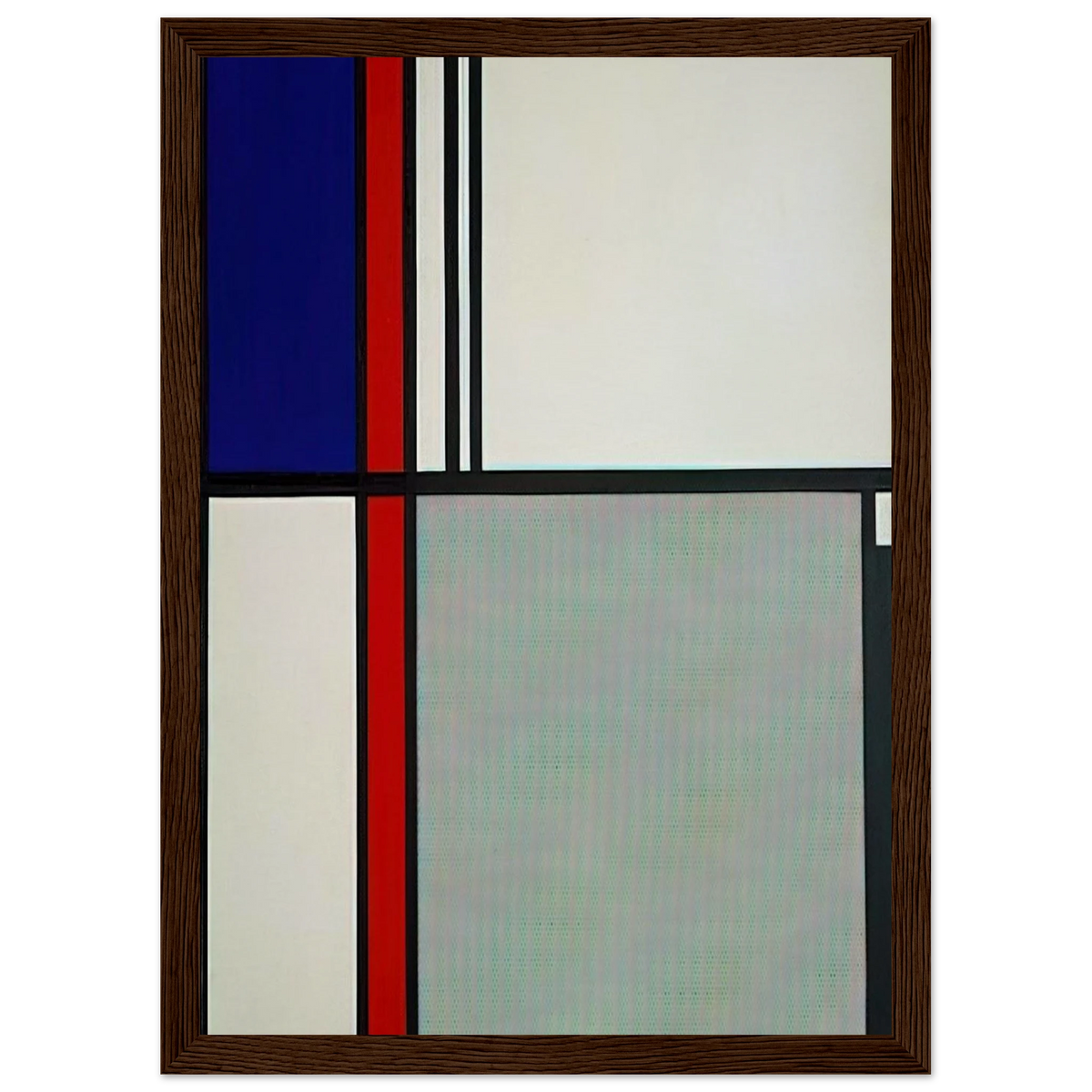 NONOBJECTIVE II 1964 Framed Poster | Roy Lichtenstein Framed Prints Wall Art | Roy Lichtenstein Shop