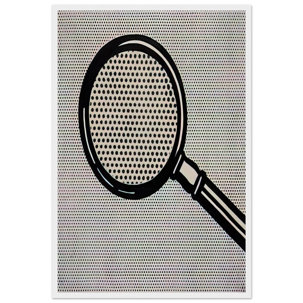 MAGNIFYING GLASS 1963 Framed Poster | Roy Lichtenstein Framed Prints Wall Art | Roy Lichtenstein Shop