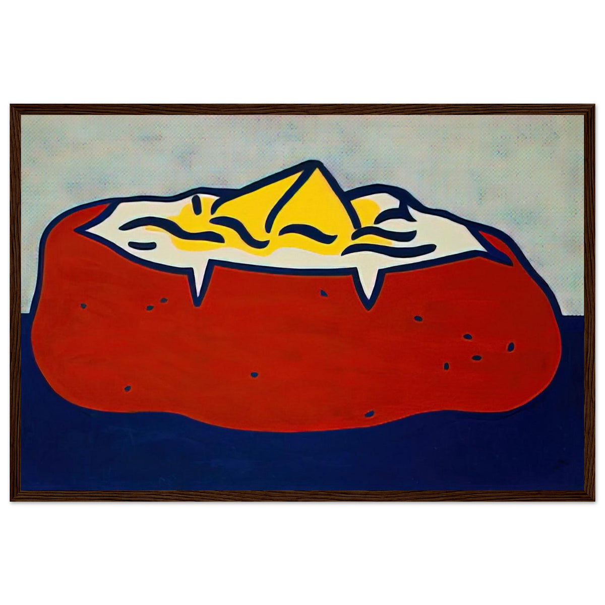 BAKED POTATO 1962 Framed Poster | Roy Lichtenstein Framed Prints Wall Art | Roy Lichtenstein Shop