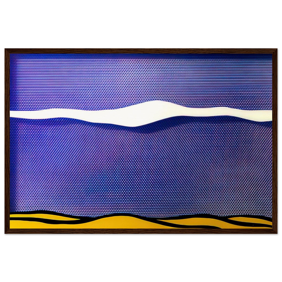 ARCTIC LANDSCAPE 1964 Framed Poster | Roy Lichtenstein Framed Prints Wall Art | Roy Lichtenstein Shop