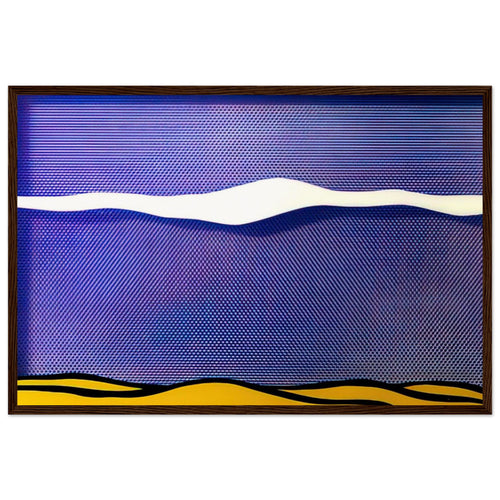 ARCTIC LANDSCAPE 1964 Framed Poster | Roy Lichtenstein Framed Prints Wall Art | Roy Lichtenstein Shop