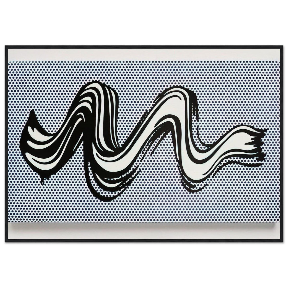 BRUSHSTROKE 1965 Framed Poster | Roy Lichtenstein Framed Prints Wall Art | Roy Lichtenstein Shop