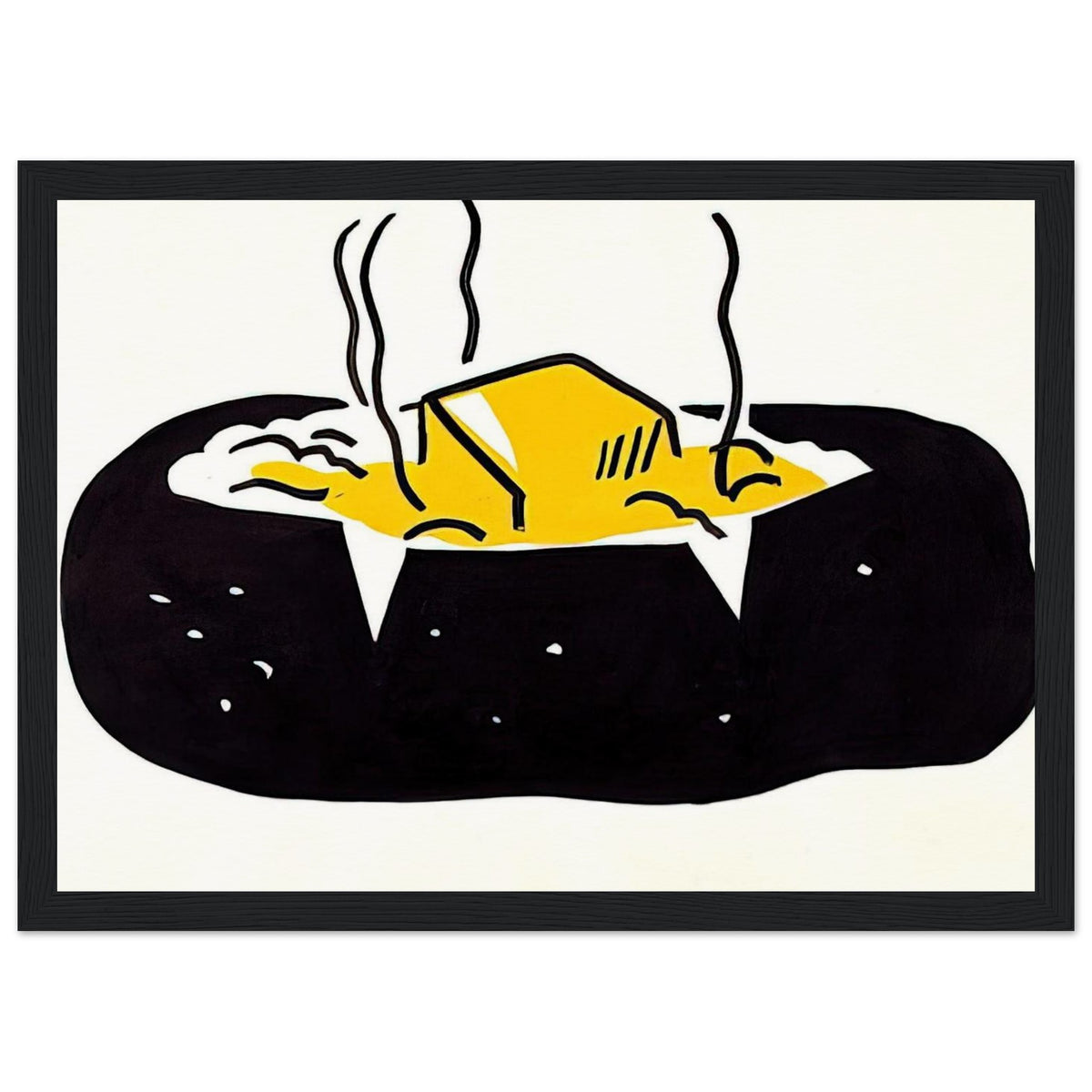 BAKED POTATO 1962 1 Framed Poster | Roy Lichtenstein Framed Prints Wall Art | Roy Lichtenstein Shop